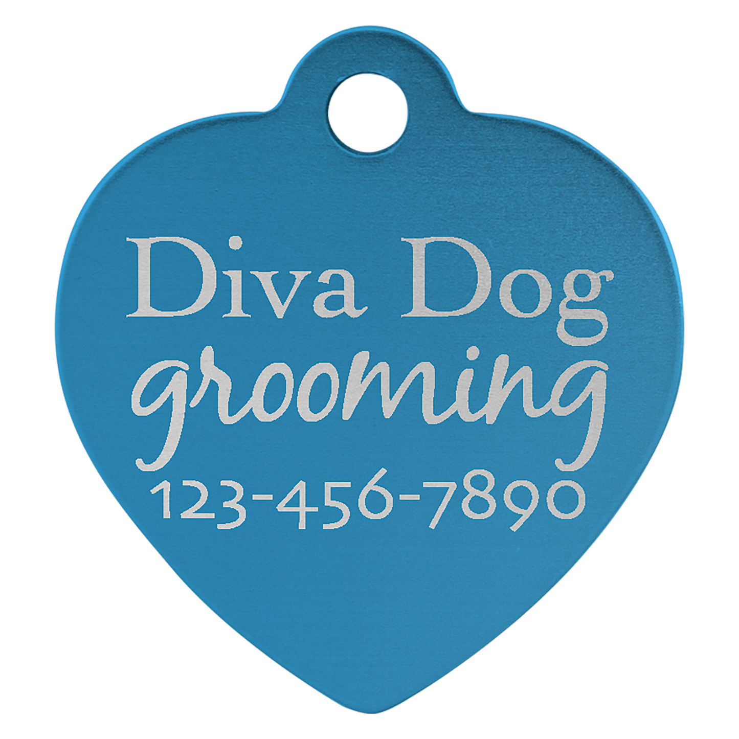 Heart Shaped Pet Tags