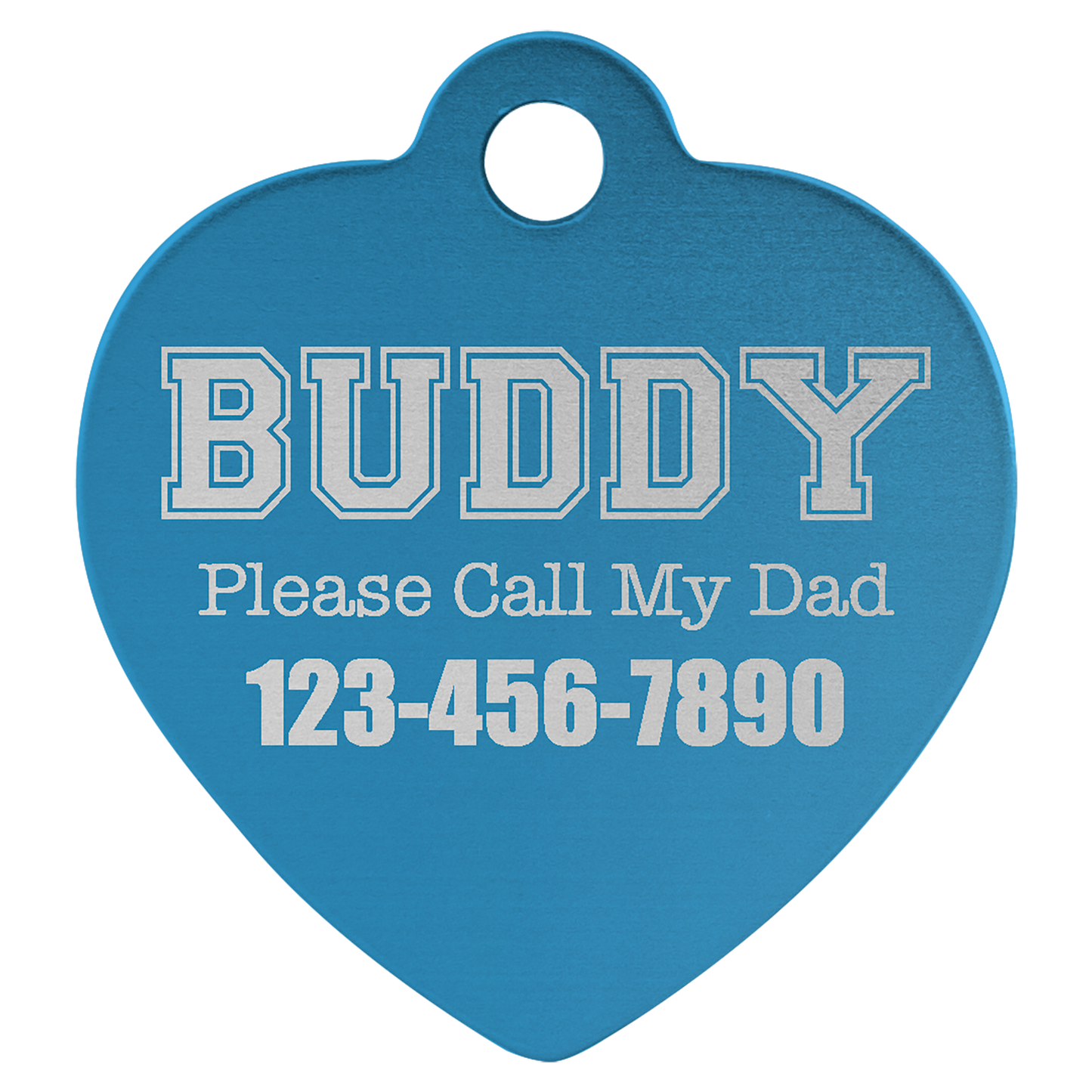 Heart Shaped Pet Tags