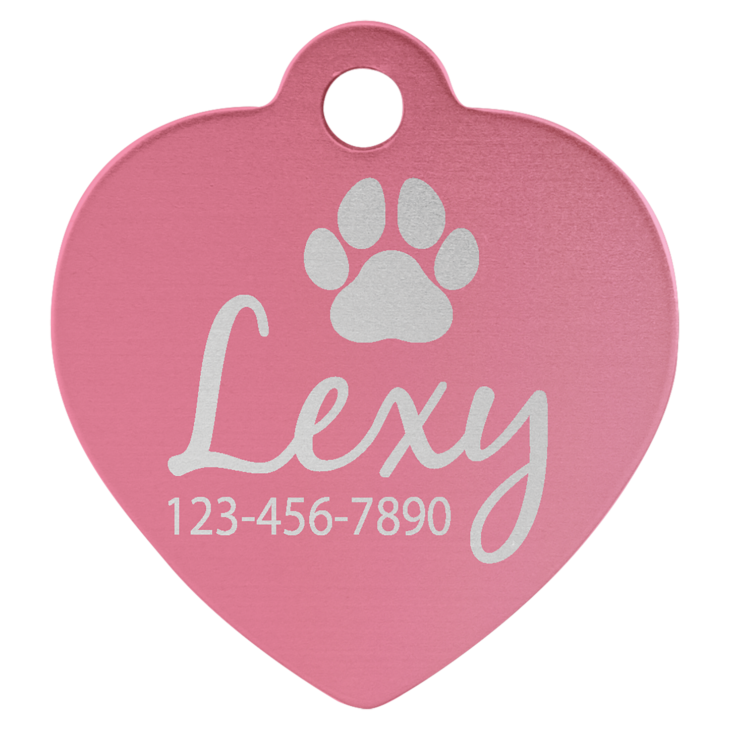 Heart Shaped Pet Tags