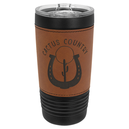 Polar Camel 20oz Ringneck Tumblers with Leatherette Sleeve