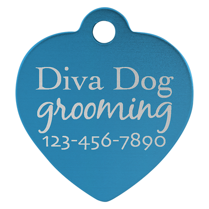 Heart Shaped Pet Tags