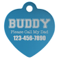 Heart Shaped Pet Tags