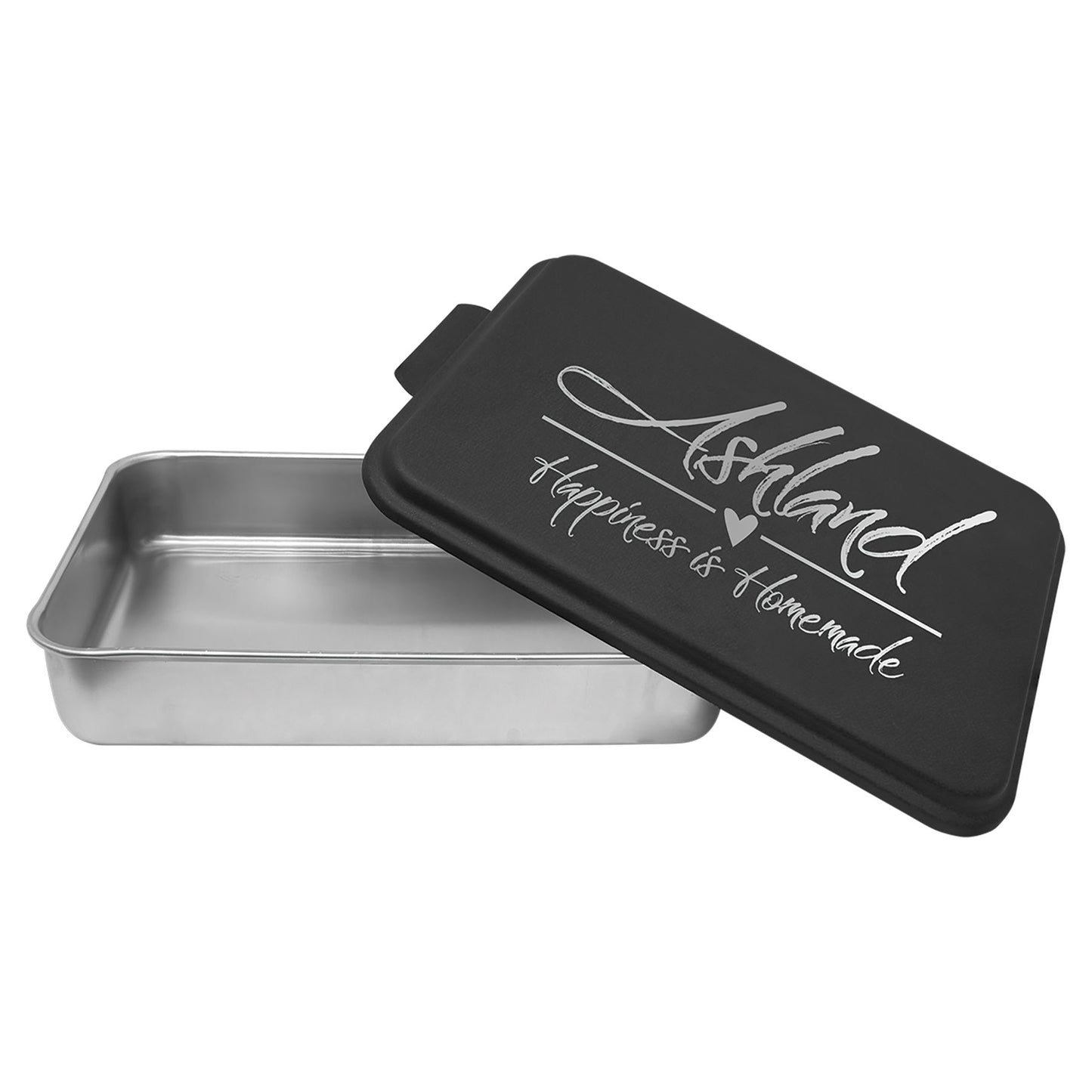 9" x 13" Laser Engraved Aluminum Cake Pan with Lid