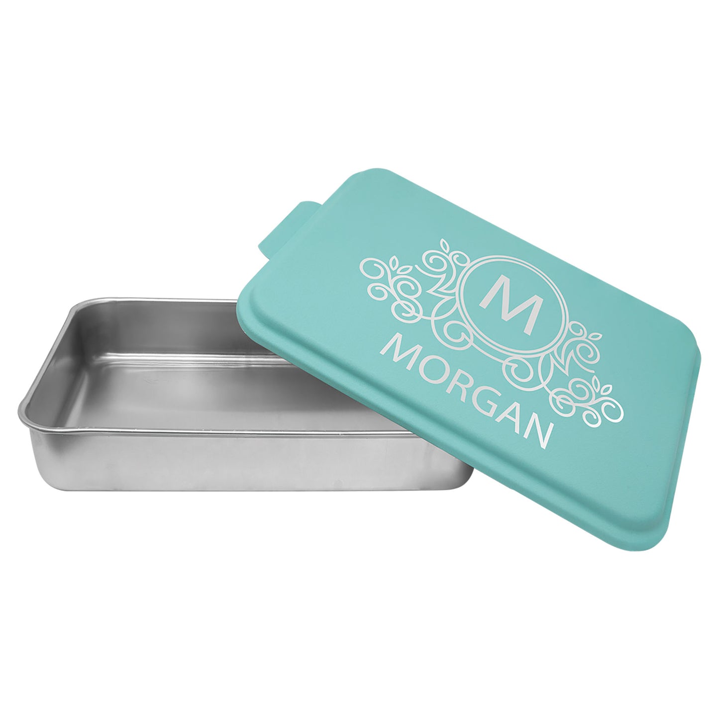 9" x 13" Laser Engraved Aluminum Cake Pan with Lid