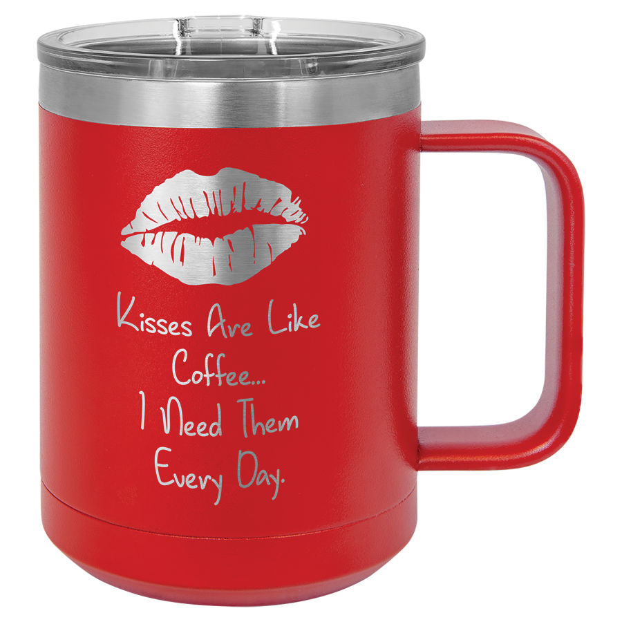 Polar Camel 15oz Vacuum Insulated Mug with Slider Lid