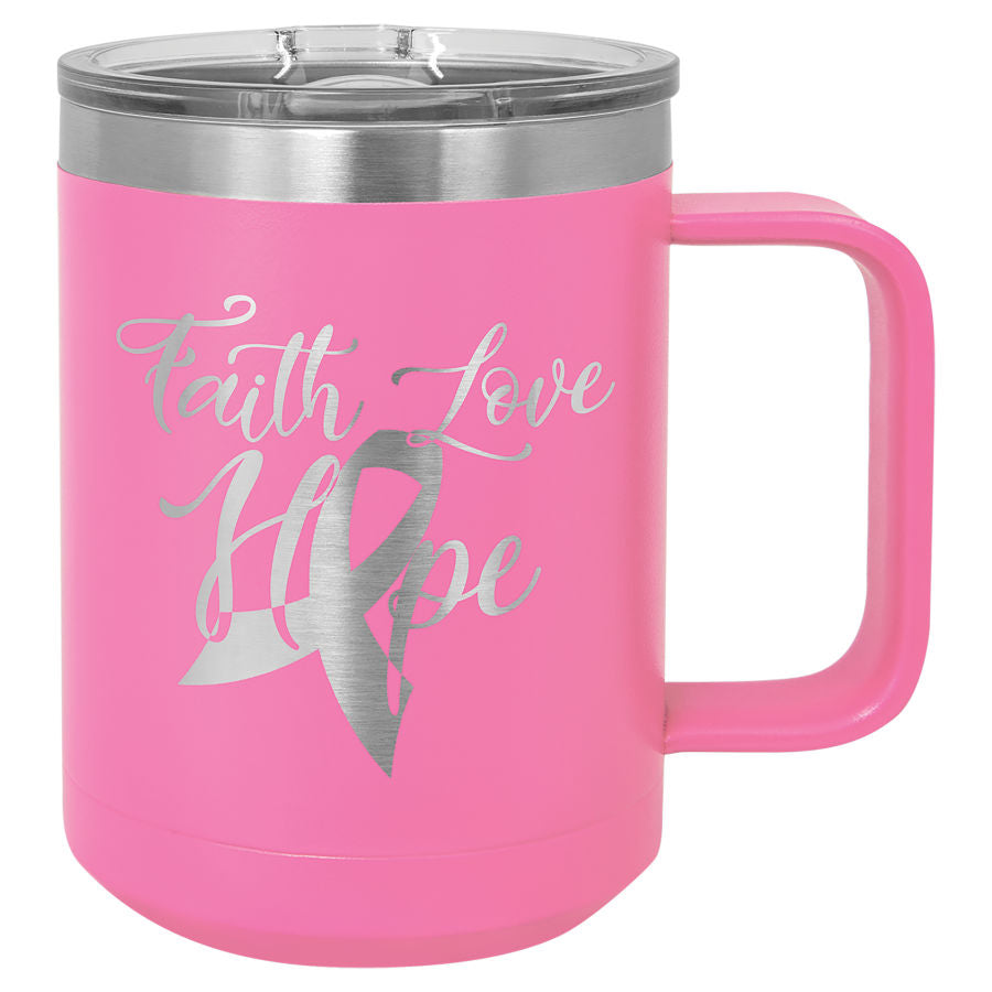 Polar Camel 15oz Vacuum Insulated Mug with Slider Lid