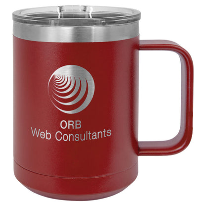 Polar Camel 15oz Vacuum Insulated Mug with Slider Lid