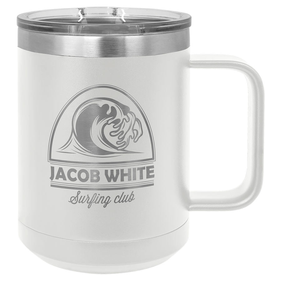 Polar Camel 15oz Vacuum Insulated Mug with Slider Lid