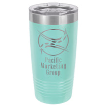 Load image into Gallery viewer, Polar Camel 20 oz. Ringneck Vacuum Insulated Tumbler w/Clear Lid
