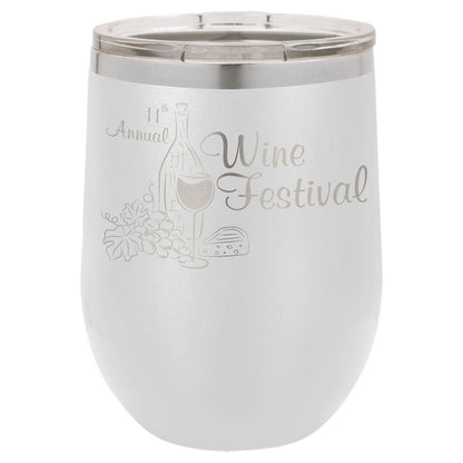 Polar Camel 16 oz. Vacuum Insulated Stemless Tumbler w/Lid