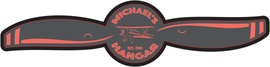 Custom 36” LED Propeller Man Cave Sign